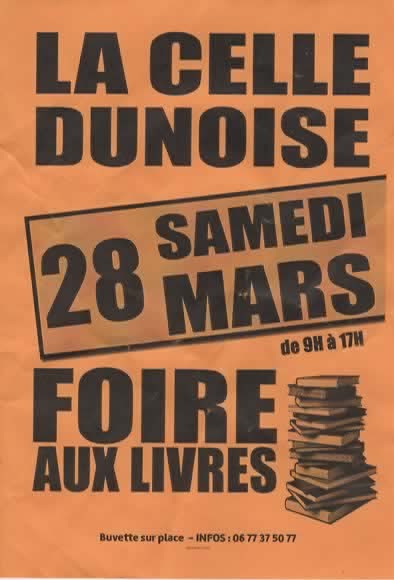 Lire la suite à propos de l’article Foire aux livres : Venez nombreux le 28 mars 2026